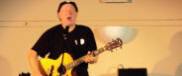 Neil Innes at Brandeston vilage hall - pic by Amanda Frost