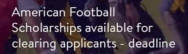 American football scholarships avaiable at UEA