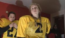 Iceni Spears walking a play in the changing room