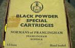 Black powder cartridges from Normans