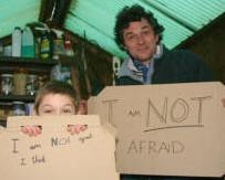 George and Spadge are not afraid