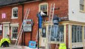 Face lift in progress in Framlingham