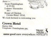 Steak Framlingham @ 21/6d