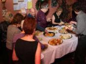 A lovely buffet at the Legion