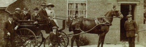 Joan Rix's parents at the rear of The Station