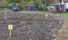 Work has started in Fairfield Road, Framlingham