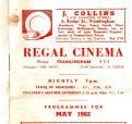 Framlingham Regal Cinema May 1962