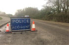 Police sign in Fairfield Road Framlingham
