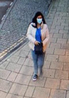 Woman in in Well Close Square Framlingham