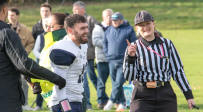 Alisha Darkins reffing in Norwich