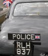Old style Wolsely police car