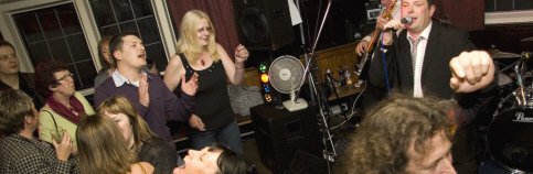 The Outlaws at the Ipswich Milestone