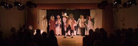 The King and villagers