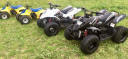 Some of the seven quad bikes stolen in Lowestoft