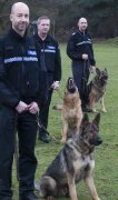 police dogs and handlers