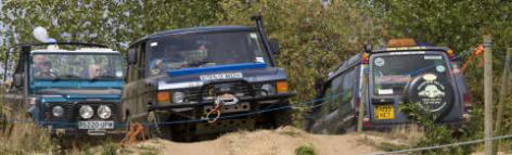 Three Land Rovers at Martlesham