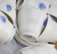 Not only biscuits but crested crockery!