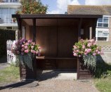 Floral Rustington bus shelter