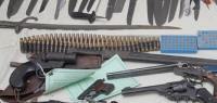 Some of the over 600 weapons