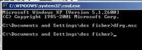 XP command window