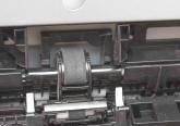 Paper pickup roller on HP laser printer