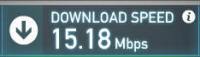 Typical download speed in Stateky Terrace