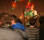 Ed Sheeran playing Earl Soham village hall