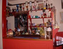 One of the two bars at The Buck