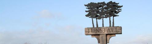 The imaginative Tunstall village sign