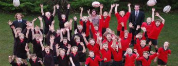 The Woodbridge School U12 A & B rugby teams
